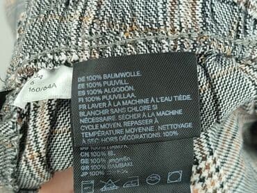 zara spodnie paperbag: Material trousers for women, size S — 9