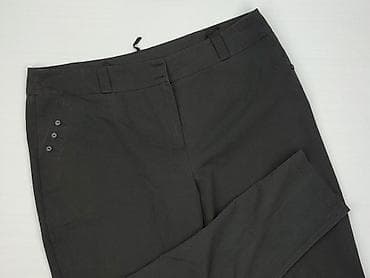 pull on trousers h: Spodnie materiałowe damskie, rozmiar 4XL — 1