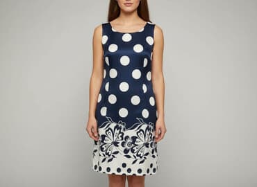 sukienki na wesele w groszki: NOR-BI, Sukienka damska, rozmiar 2XL — 1