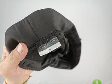 spodnie serduszka by o la la czarne: Beloved, Spodnie materiałowe damskie, rozmiar L — 4