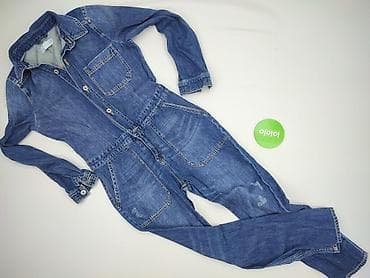 dżinsowy kombinezon damski: H&M L.O.G.G., Kombinezon damski, rozmiar S — 2