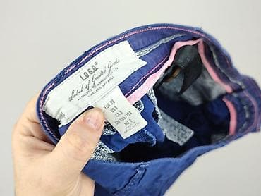 blekitny garnitur: H&M L.O.G.G., Szorty damskie, rozmiar M — 4