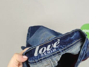 szorty damskie jeansowe przed kolano: Denim, Spodnie 3/4 damskie, rozmiar S — 5