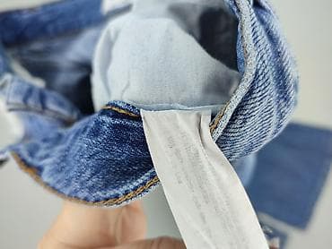 converse na platformie: Stradivarius, Jeansy damskie, rozmiar M — 5