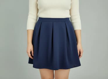 plisowane spódnice niebieska: Spódnica damska, rozmiar XL — 1