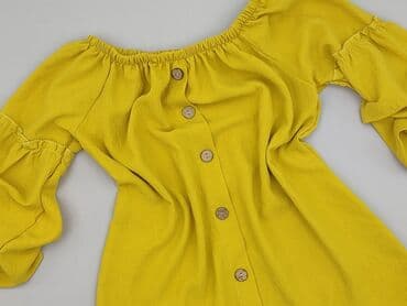 krotka bluzki z bufiastymi rękawami: Bluzka damska, rozmiar S — 1