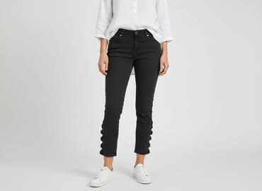 buty zimowe lata 80: B.P.C, Spodnie 3/4 damskie, rozmiar S — 7