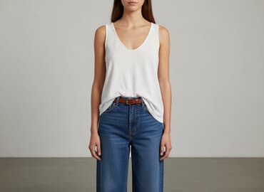 t shirty z lnu: H&M, T-shirt damski, rozmiar S — 1