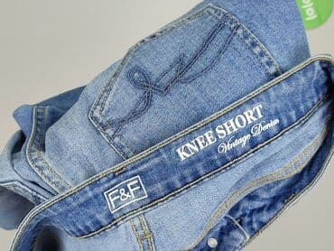 szorty damskie jeansowe przed kolano: F&F, Szorty damskie, rozmiar M — 4