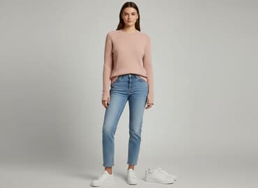 nylon sweter: H&M, Sweter damski, rozmiar S — 6