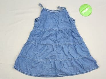sukienka ecru midi: Dress, F&F, 8 years, 122-128 cm, condition - Very good — 3