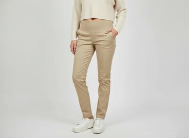 szerokie spodnie pepco: Spodnie materiałowe damskie, rozmiar M — 6