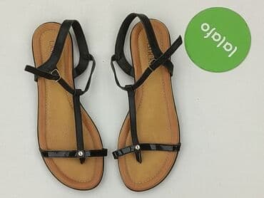 czarne sandaly lasocki: Sandały damskie, rozmiar 39 — 2