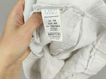 joggery lniane damskie: M&S Collection, Spodnie materiałowe damskie, rozmiar 2XL — 5