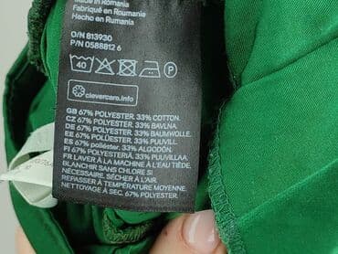 spodnie dresowe nike bez ściągaczy: H&M, Spodnie materiałowe damskie, rozmiar L — 5