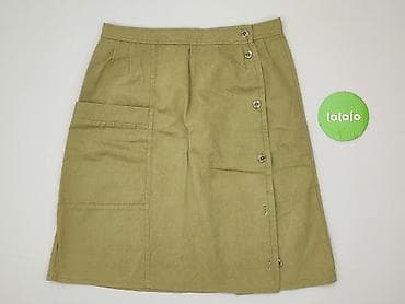 plisowane spódnice khaki: Spódnica damska, rozmiar L — 2