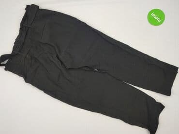 beżowe spodnie z wysokim stanem zara: Zara, Spodnie materiałowe damskie, M — 3