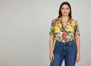 marynarka damska w jodełkę: D´Auvry, Bluzka damska, XL — 7