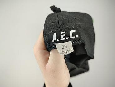 patchworkowe jeansy: Spodnie materiałowe damskie, rozmiar M — 4