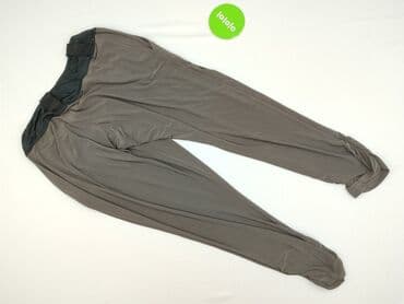 niebieskie spodnie dresowe damskie: Legginsy Eleganckie damskie, rozmiar XL — 3