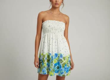 sukienki letnie plus size allegro: Sukienka damska, rozmiar S — 6