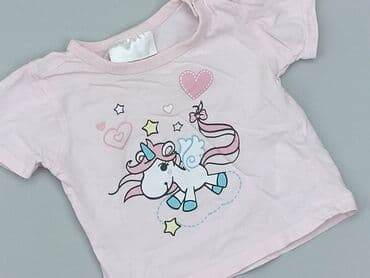 różowa koszulka niemiec: T-shirt, Ergee, 1-3 months, condition - Good — 1