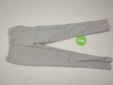 jeansy damskie podarte: Material trousers for women, size S (EU 36) — 3
