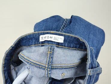szerokie spodenki jeansowe damskie: Denim Co, Jeansy damskie, rozmiar M — 4