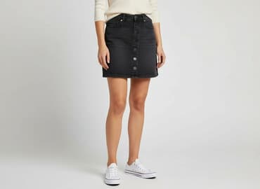 spodenko spódniczka jeans: Spódnica damska, rozmiar M — 7