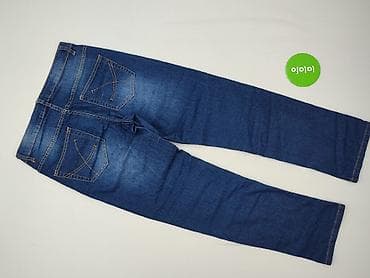 dark blue armani jeans: Spodnie jeansowe, 13 lat, 158, stan - Bardzo dobry — 3