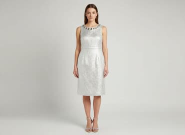 srebrna sukienka na wesele: Oasis, Sukienka damska, rozmiar M — 6