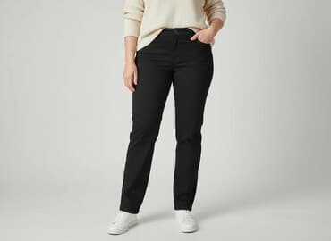 Material trousers for women, size 3XL