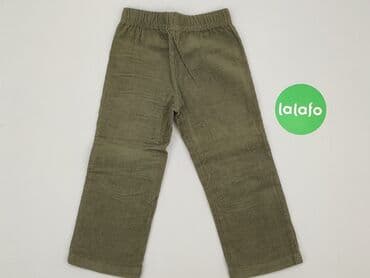spodnie woskowane matowe: Material trousers, 1.5-2 years, 92, condition - Good — 3
