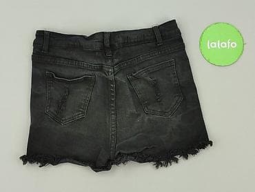 kurtka jeansowa patchwork: Szorty damskie, rozmiar L — 3