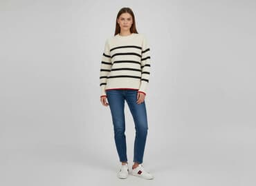 sinsay sweter w paski: Sinsay, Sweter damski, rozmiar S — 1