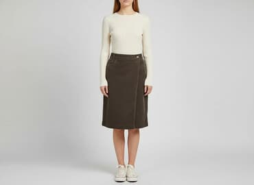 spódnice brązowa midi: Vero Moda, Spódnica damska, rozmiar S — 1