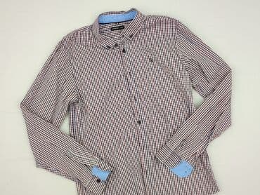Shirt 16 years, condition - Very good, pattern - Cell, color - Multicolored