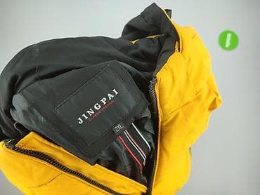 version jeans: Męska kurtka puchowa JINGPAI 2XL - Kolor: żółty z czarnymi wstawkami — 4