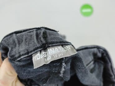 kurtki wiosenne hm: Spodnie jeansowe, Destination, 10 lat, 134/140, stan - Bardzo dobry — 4