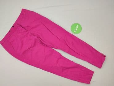 czerwone chinosy damskie: Chino, Spodnie materiałowe damskie, rozmiar L — 2