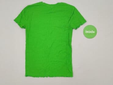 koszulka z prazkowanej dzianiny: Pieces, T-shirt damski, rozmiar XS — 3