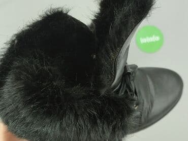 czarne sandały na obcasie allegro: Botki damskie, 38 — 6