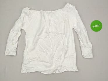 biala bluzka z dlugim rekawem: Bluzka damska, rozmiar S — 3