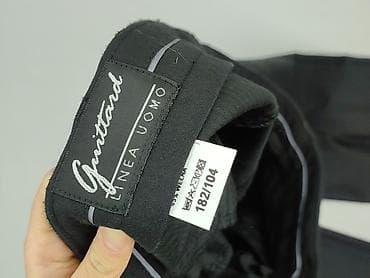 strój na komers: Spodnie garniturowe męskie Guittard Linea Uomo - Krój klasyczny, kant — 4