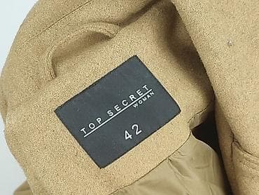 bezowy trencz: Płaszcz damski, rozmiar M — 7