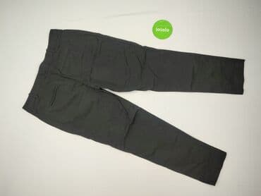 spodnie materiałowe z wysokim stanem: Spodnie materiałowe damskie, rozmiar S — 3