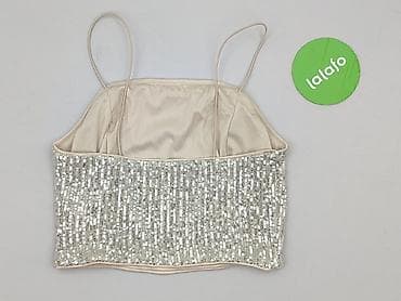 pull and bear white top: Top damski, rozmiar S — 3