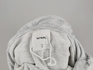 bluza pull and bear szara: Sinsay, Bluza z kapturem damska, rozmiar S — 4
