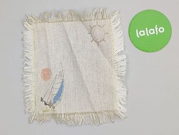 ręcznik świąteczny: Serwetka 22 x 22, kolor - Błękitny, stan - Bardzo dobry — 2