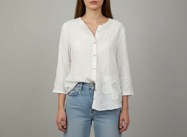 włoska bluzki: Koszula damska, rozmiar S — 1